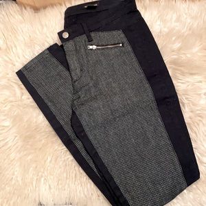 Club Monaco Navy Geo Printed Denim